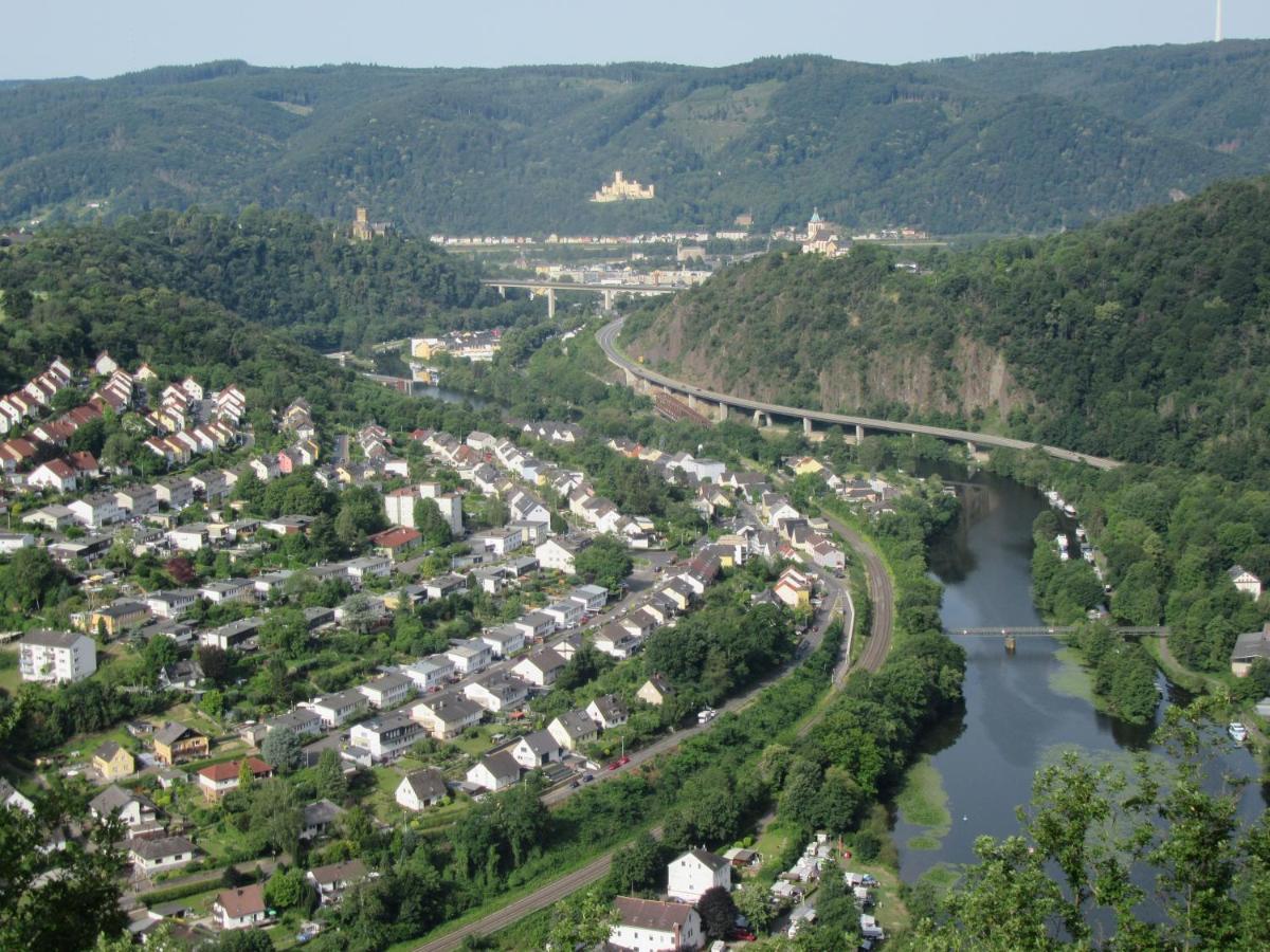 Ferienhaus Leopold Mit Burgblick An Der Mosel Burgen  Dış mekan fotoğraf